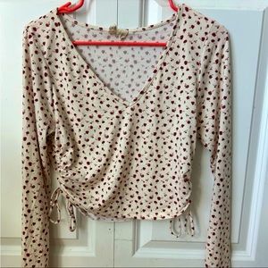 rose patterned shirt